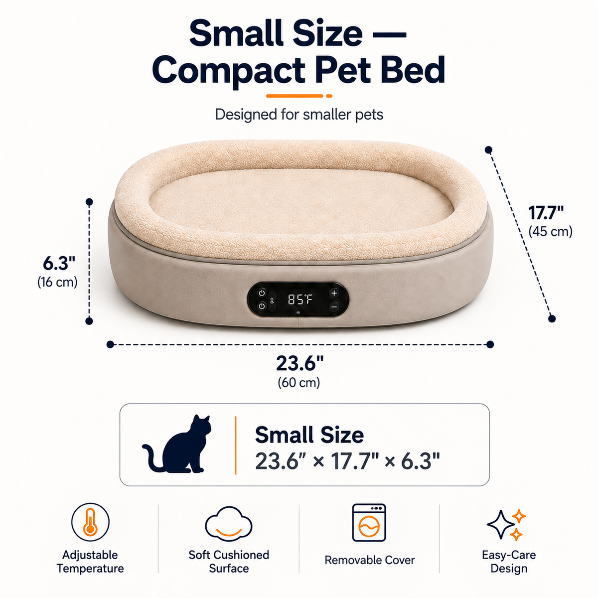 ELEGANT PET Smart Temperature-Controlled Pet Bed