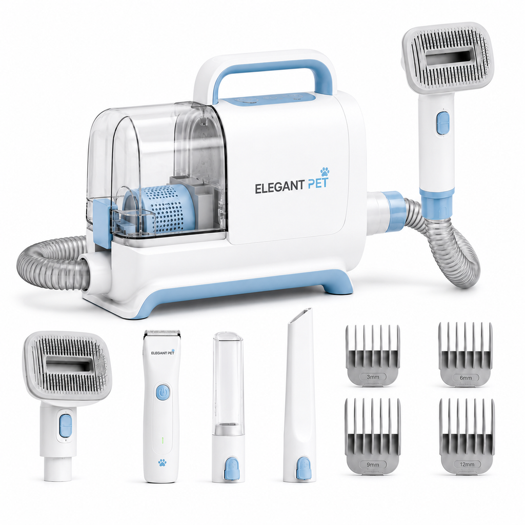 ELEGANT PET 7-in-1 Pet Grooming Vacuum Kit