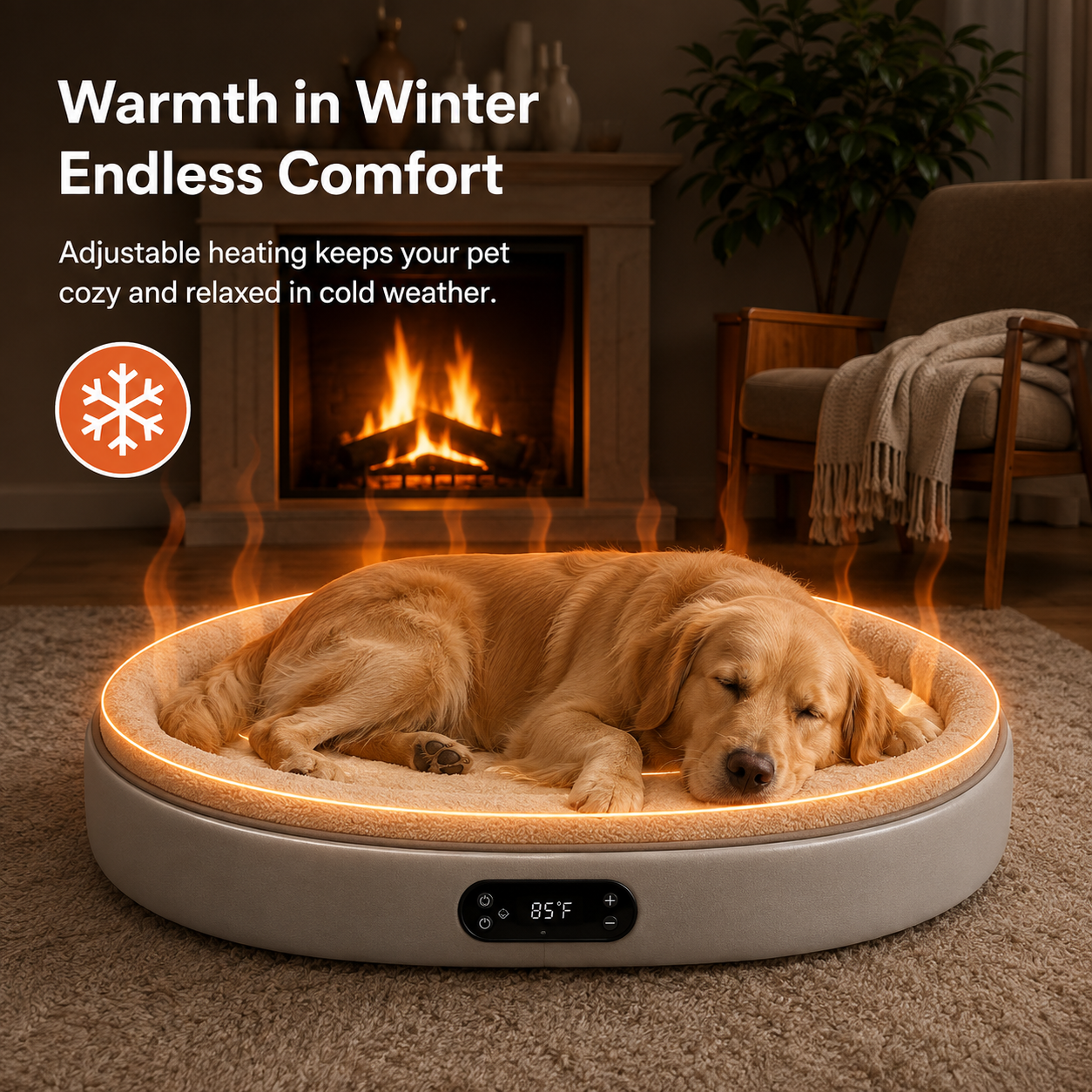 Smart Thermostat Pet Bed Year-Round Comfort. Smarter Temperature Control.
