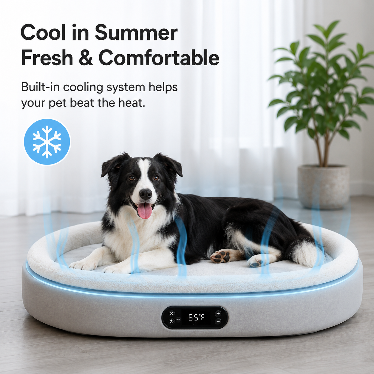 Smart Thermostat Pet Bed Year-Round Comfort. Smarter Temperature Control.