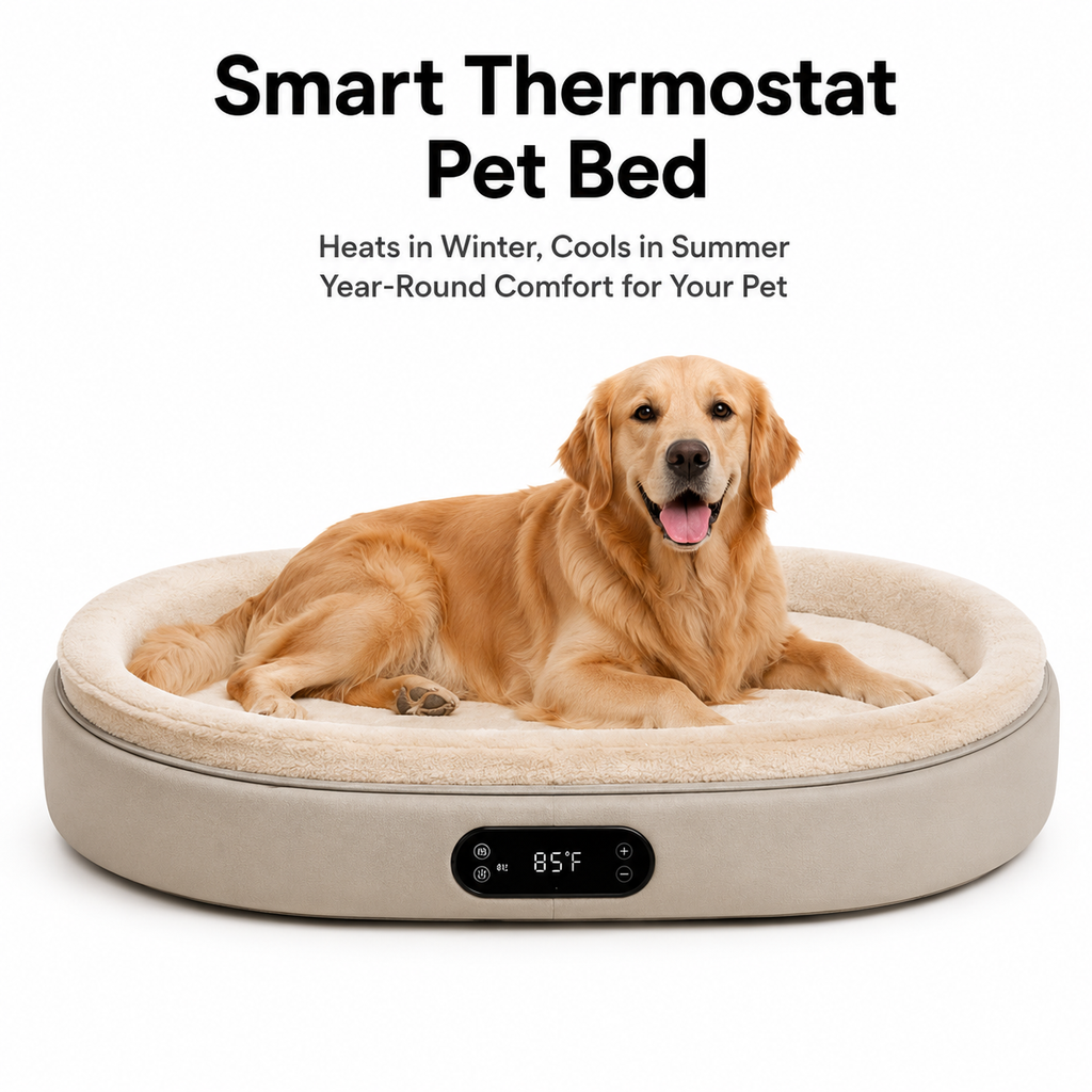 Smart Thermostat Pet Bed Year-Round Comfort. Smarter Temperature Control.